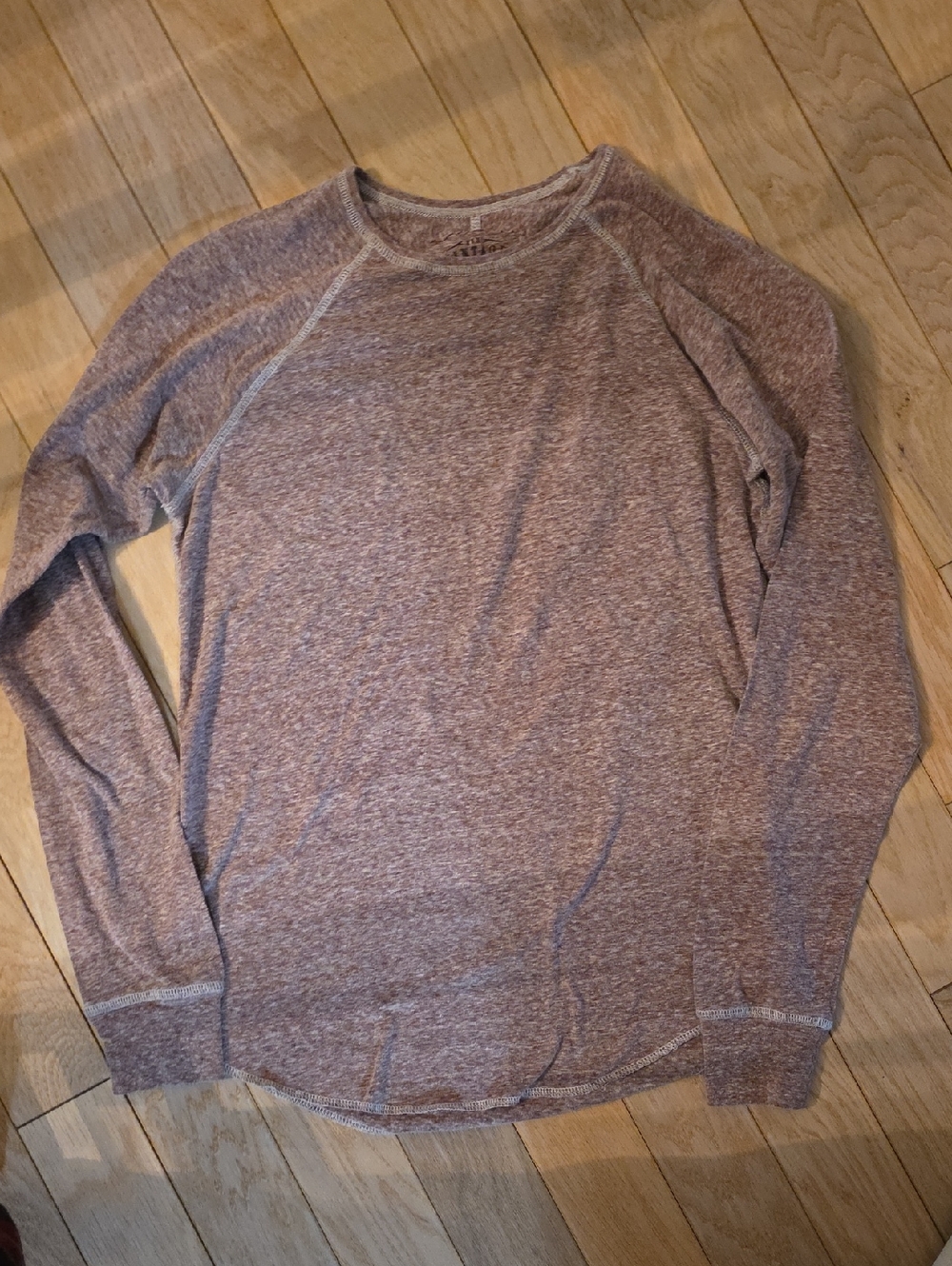 Buckle Men's Heathered Mauve Long Sleeve Shirt